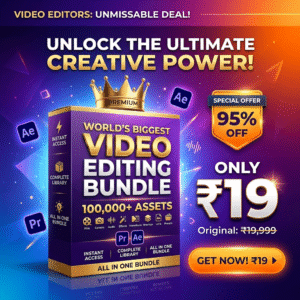 WORLD’S BIGGEST VIDEO EDITING BUNDLE - RESELL RIGHTS