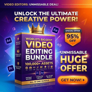 WORLD’S BIGGEST VIDEO EDITING BUNDLE - RESELL RIGHTS