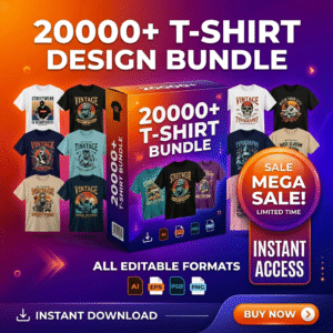 RESELL – 20000+ T-SHIRT DESIGN MEGA PACK