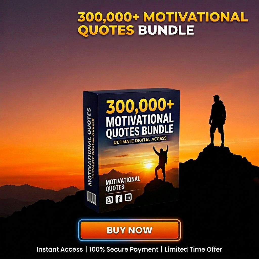 RESELL – 300K+ Motivational Quotes Pack