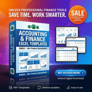 RESELL – 60+ Accounting & Finance Excel Templates