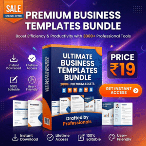 RESELL – 3000+ Professional Business Documents (Editable)