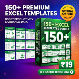 RESELL – 150+ Excel Templates Collection