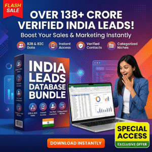 RESELL – 138+ Cr Instant Leads Database