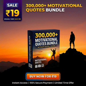 RESELL – 300K+ Motivational Quotes Pack