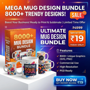 RESELL: 8000+ MUG DESIGNS MEGA PACK
