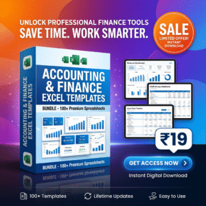 RESELL – 60+ Accounting & Finance Excel Templates